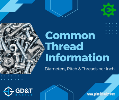 Common Thread Information - diameters and pitch (Facebook Post)
