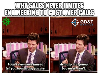 why sales never invites engineers to customer calls